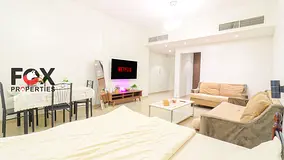 A wonderful opportunity for a furnished studio for annual rent in the Rashidiya 1 area, Horizon Towe