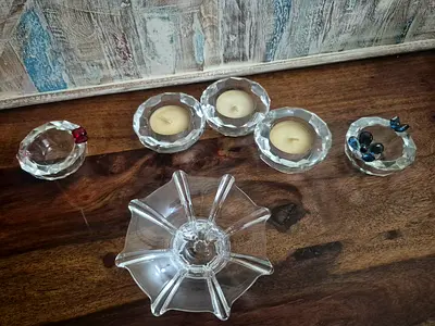 Swarovski Crystal candles holder