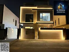 A unique opportunity at an attractive price and with no annual fees: Own a villa for sale in Ajman,
