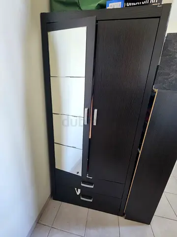 2 Door Closet with 2 Drawers, with mirror – smart storage for any bedroom