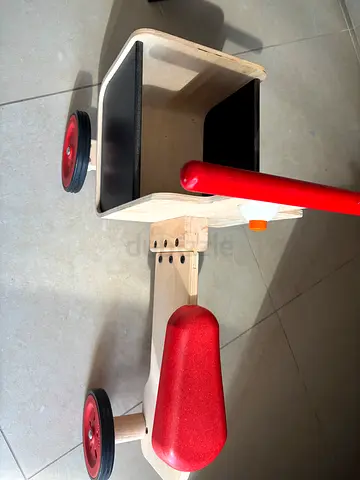 Wooden balance bike with Front Cargo Box — Good Condition