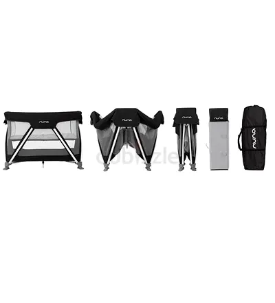 Nuna Portable Travel Cot / Playard - Foldable with Carry Bag