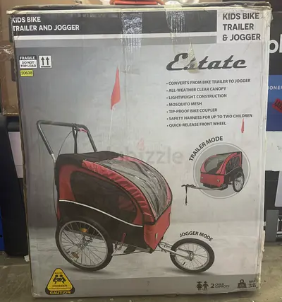 KIDS BIKE TRAILER AND JOGGER