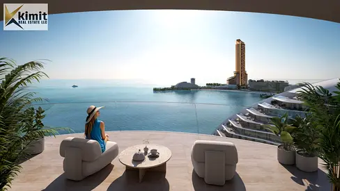 إطلالة كاملة على البحر | إطلالة على كازينو وين | تصميم فاخر | طابق مرتفع