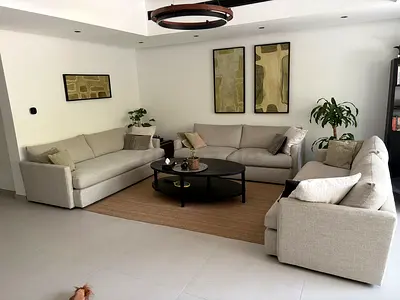 Crate  Barrel Lounge II - Cement Sofa Suite