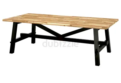 Solid Wood Dining Table with 6 chairs