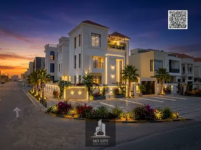 فيلا فاخرة للبيع بتصميم عصري وتشطيب راقٍ، موقع مميز قريب من المسجد 🕌 وجميع الخدمات الأساسية