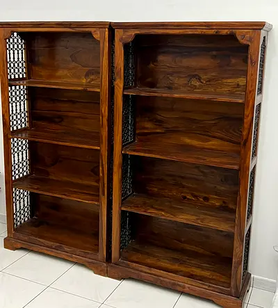Marina solid wood bookcases