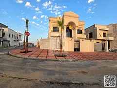 Luxury new classic villa with a very distinctive and elegant façade