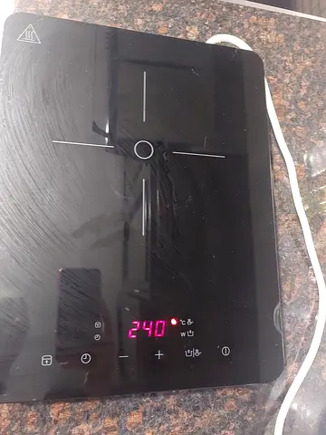 Portable Induction Cooktop - Single Burner, Black