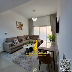 Furnished one-bedroom apartment for rent in Ajman, Al Nuaimiya 1 area. Clean and tidy furnishings. I
