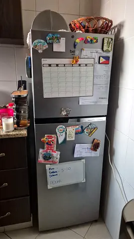 Beko Silver Top-Freezer Refrigerator - Good Working Condition