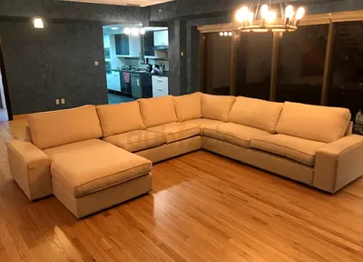 Kivik U shape sofa beige