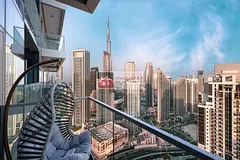 BURJ KHALIFA FACING LUXURY FULLY FURNISHED 2 BHK!!