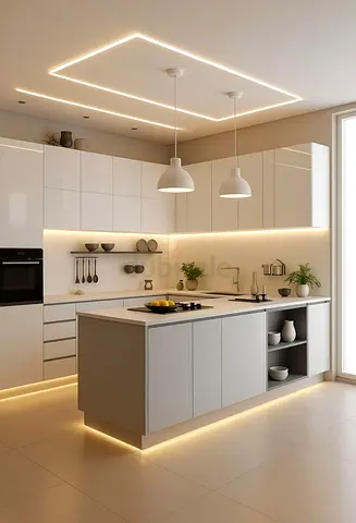 Custom Kitchen UAE Dubai | Modern Kitchen Cabinets | Kitchen Island Design | Modular Kitchen