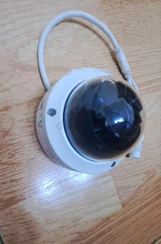 White Dome Security Camera (Indoor/Outdoor) - Used IP Dome