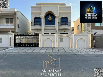 Luxury detached villa for sale in Al Yasmin area, Ajman | Prime location | Includes electricity and water connections!