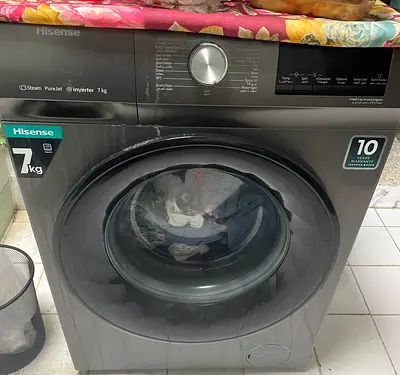 Hisense 7kg Front Load Washing Machine — Inverter, 10-Year Motor Warranty