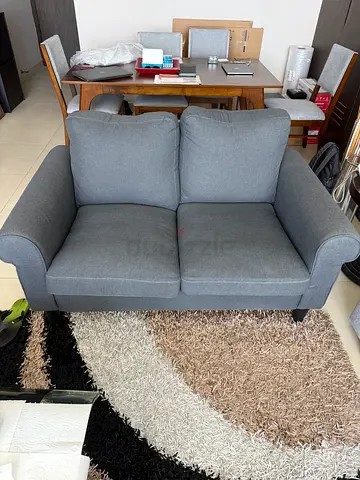 Gray 2-Seater Sofa in Good Condition