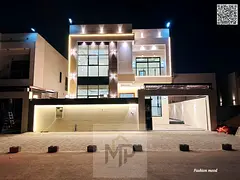Villa for sale | ajman| al helio2 area | 5 master rooms, majlis, hall, maid room, roof| freehold | n
