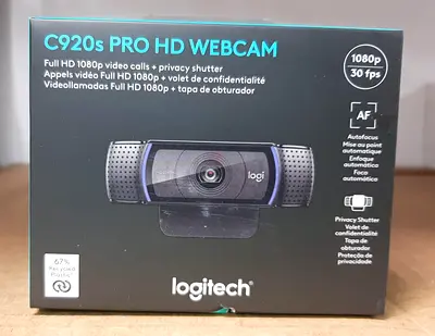 LOGITECH WEBCAM C920s PRO HD (960-001257) BLACK