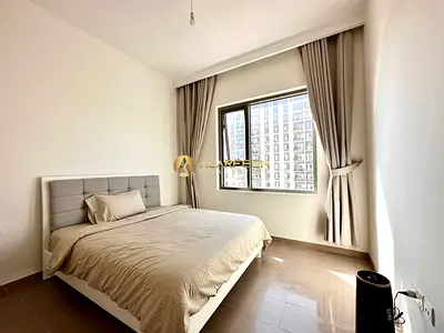 شقة مفروشة بغرفة نوم واحدة | بارك هايتس 2 | شرفة وإطلالة على المدينة