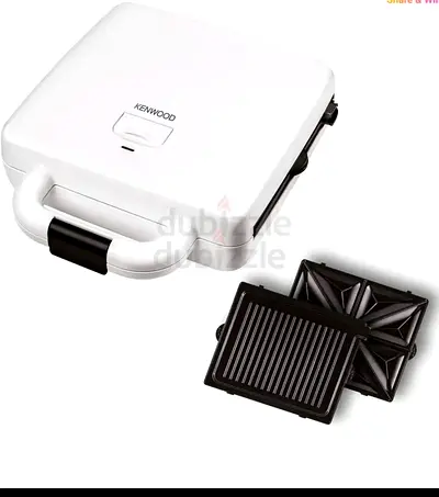 Kenwood 3-in-1 Sandwich Maker  Grill with Removable Plates