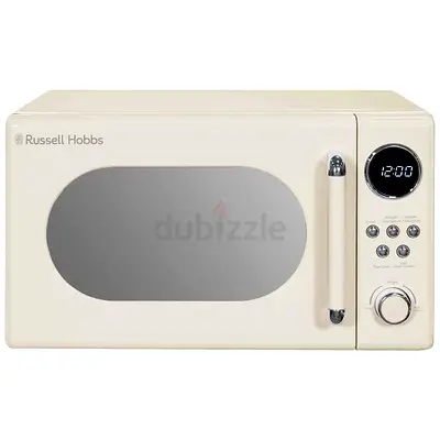 Brand NEW in a box 100% original  Russell Hobbs Retro 20L Microwave - cream color