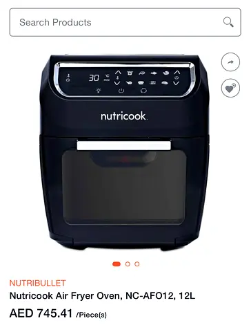 Nutricook air fryer oven