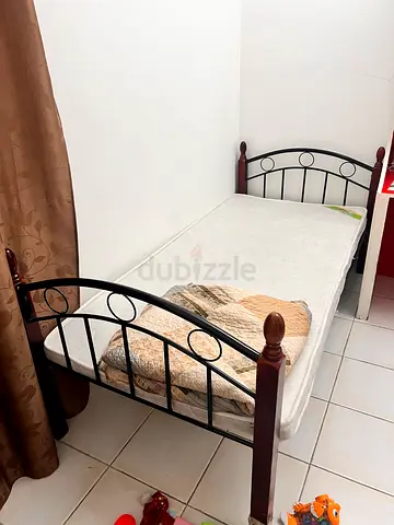 Single bed with matress for sale