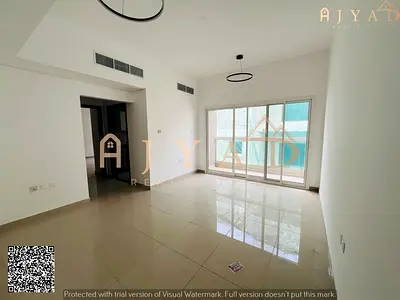 للإيجار السنوي أول ساكن: شقة رائعة غرفة وصالة بالجرف 3، مجاورة لشارع الشيخ محمد بن زايد، غرفة رئيسية، صالة كبيرة، شرفة، تكييف مركزي، 2 حمام، تشطيب جيد