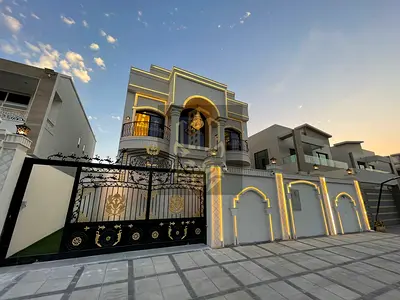 فيلا للبيع الياسمين عجمان لقطه بمعني الكلمه 3700 قدم واجهتين 4300 بناء 5 غرف ماستر رووف 2.9 مليون