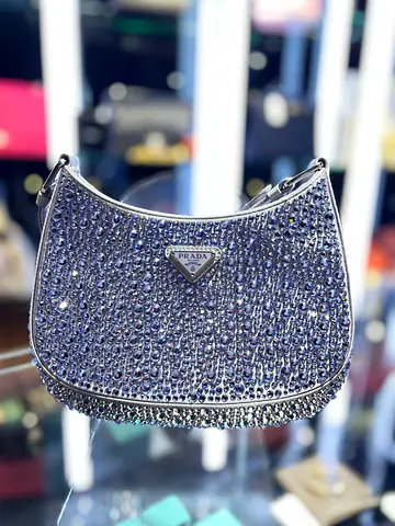 Prada Crystal Cleo | Authentic Luxury, Timeless Elegance