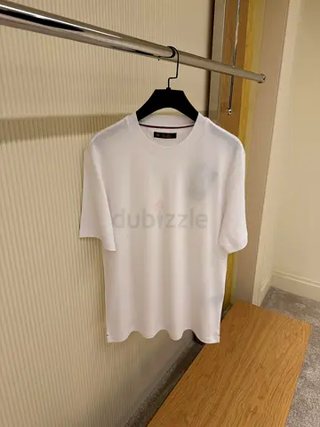 Loro piana Plain White Crew Neck T-Shirt - Size M (Good Condition)