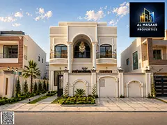 Classic villa with electricity and water connections included, in the best location in Al Yasmin, wi