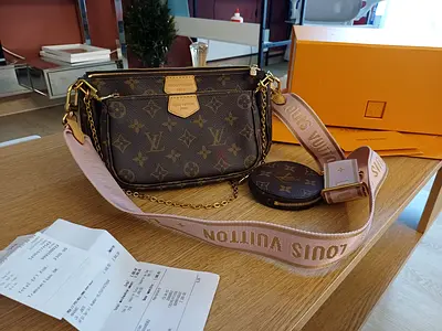 Louis Vuitton Monogram Mini Pochette / Clutch - Good Used Condition