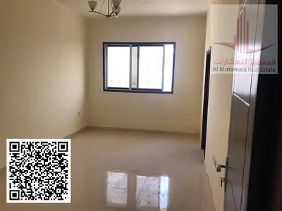 شقة غرفتين وصالة للبيع في أبراج النعيمية بعجمان طابق مرتفع مع غرفة خادمة وشرفتين ومساحة واسعة بسعر مميز