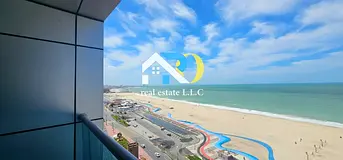 Luxury 2BRH for Rent in Ajman Corniche Tower | Full Sea View