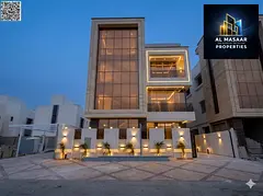 Luxury villa for sale, two floors and a roof with a swimming pool, all-inclusive price