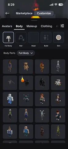 Headless korblox 5 letter account for sale