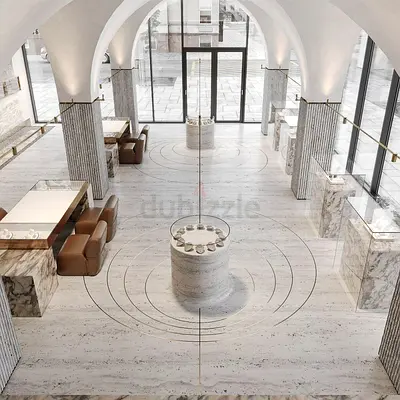 High-End Jewelry Store Fit-Out  Renovation | Marble and Gold Interiors