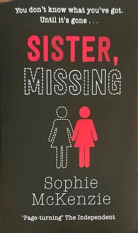 Sister missing book by Sophie Mckenzie