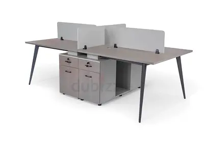 4-Seat Modern Office Workstation Desk New For Sale
