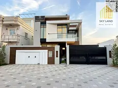 Fully smart villa - modern facade - elegant design - includes water, electricity, and air conditioni