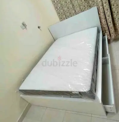 Ikea Malm bed with mattress queen size
