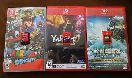 Nintendo Switch Bundle – Mario Odyssey, Yakuza 0  Zelda TOTK (Switch 2 Edition)