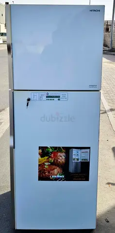 Hitachi double door fridge available