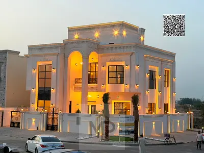 فيلا زاوية مع مسبح خاص، تصميم أنيق وحديث، ملكية حرة