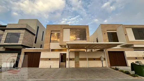 فيلا 5 غرف ماستر للبيع في الزاهية عجمان | دريسنق + غرفة خادمة | شامل التسجيل