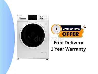 Panasonic 10 Kg Wash  7 Kg Dry  Front Load Washer Dryer, White